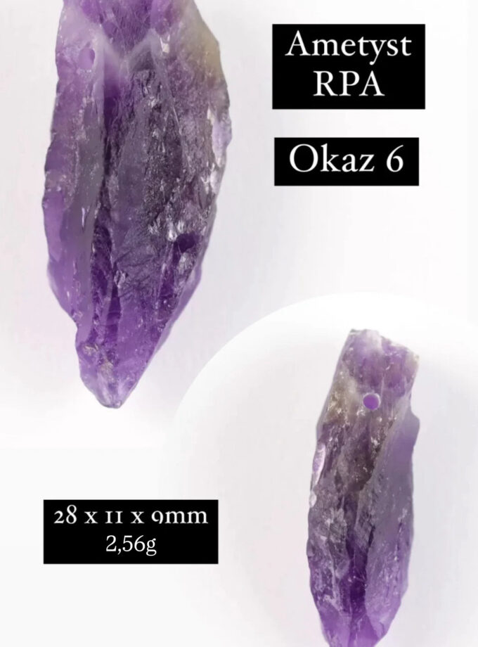 Naszyjnik z Ametystem z RPA (wybór okazu)