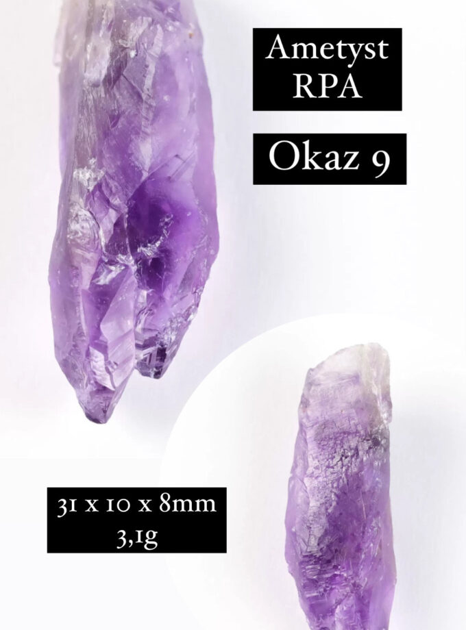 Naszyjnik z Ametystem z RPA (Okaz9)