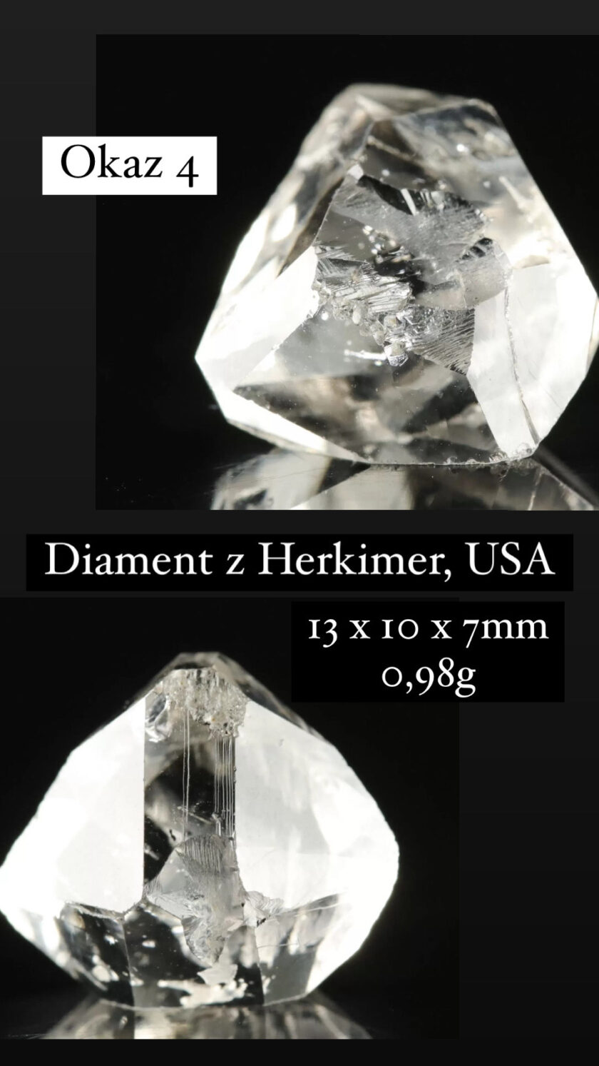 Naszyjnik z Diamentem z Herkimer, USA (Okaz 4) (rezerwacja) - obrazek 7