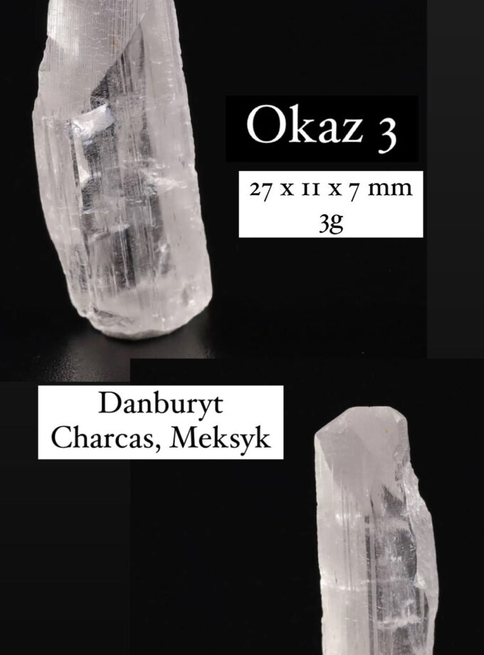 Naszyjnik z Danburytem z Meksyku