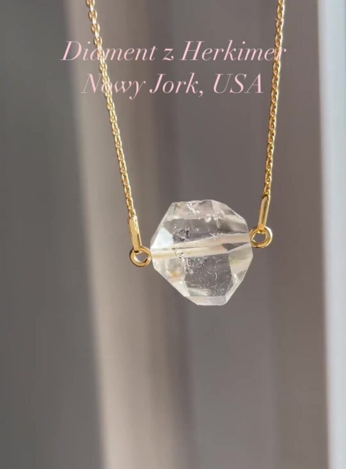 Naszyjnik z Diamentem z Herkimer, USA