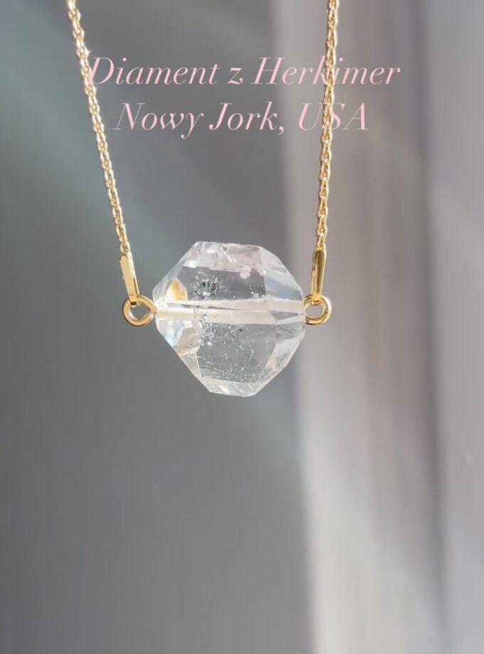 Naszyjnik z Diamentem z Herkimer, USA