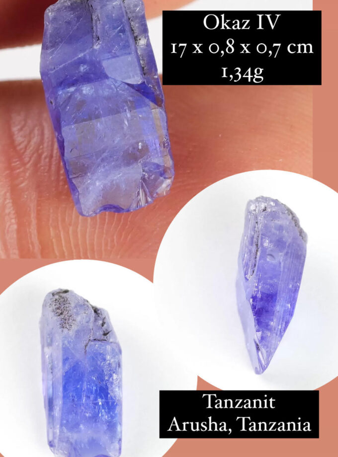 Naszyjnik z Tanzanitem, Arusha Tanzania (okaz IV)