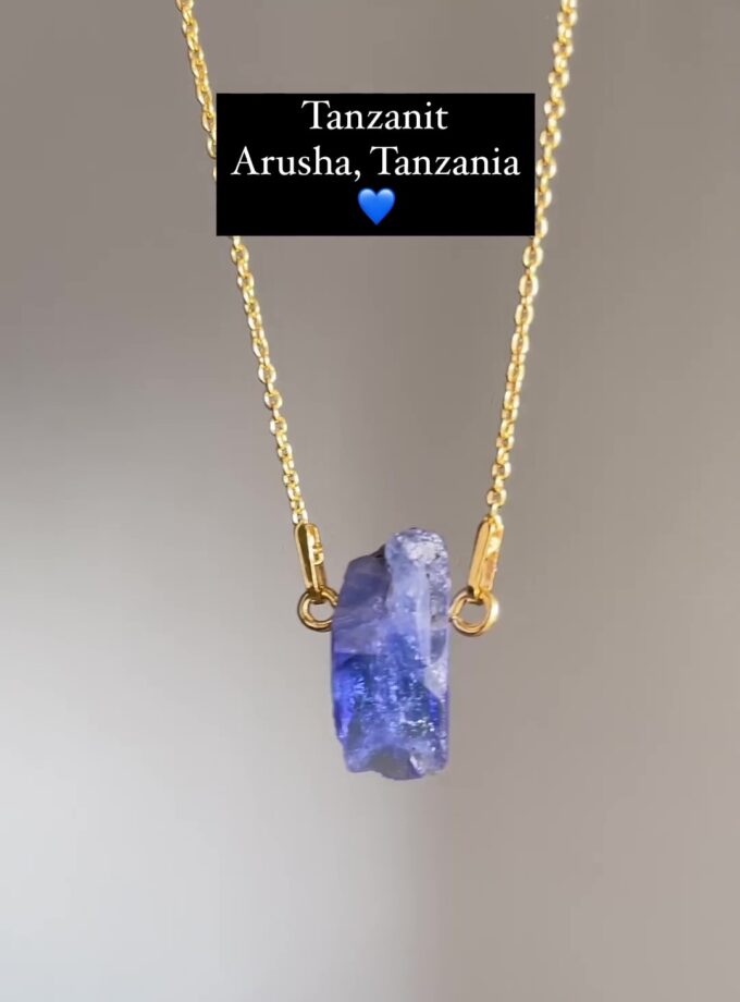 Naszyjnik z Tanzanitem, Arusha Tanzania (okaz IV)