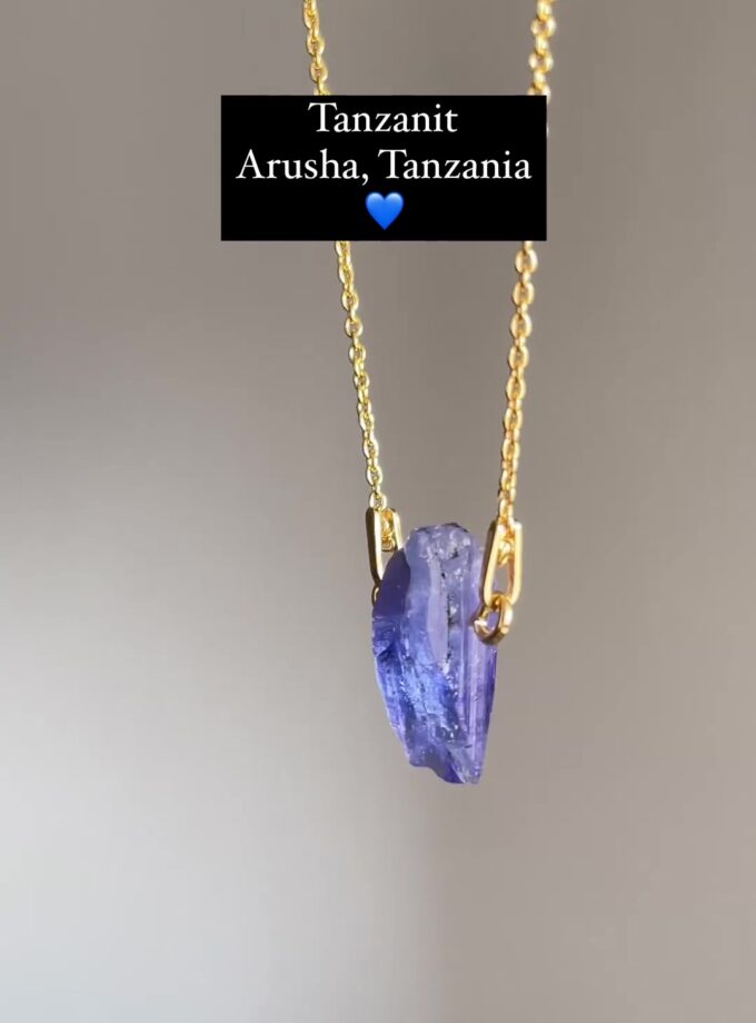 Naszyjnik z Tanzanitem, Arusha Tanzania (okaz IV)