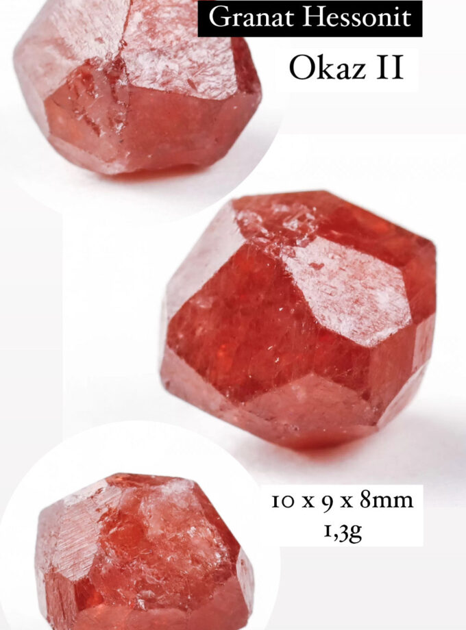 Naszyjnik z Granatem Hessonitem, Pakistan