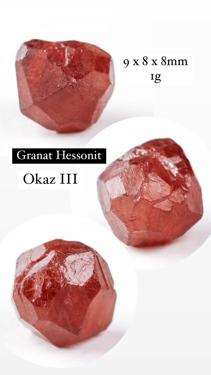 Naszyjnik z Granatem Hessonitem - obrazek 5