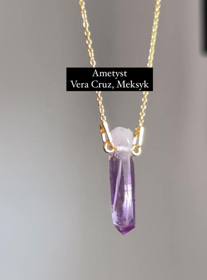 Naszyjnik z Ametystem z Vera Cruz