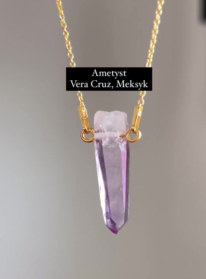 Naszyjnik z Ametystem z Vera Cruz