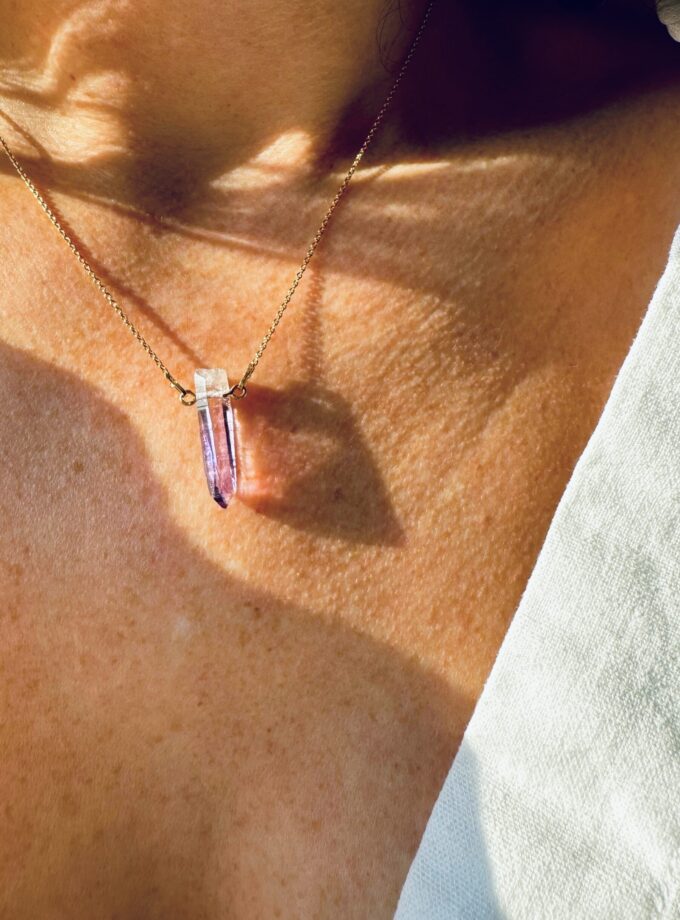 Naszyjnik z Ametystem z Vera Cruz