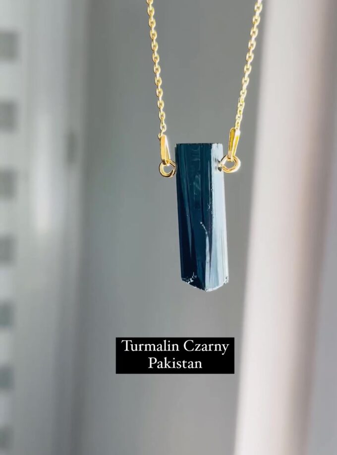 Naszyjnik z Turmalinem Czarnym