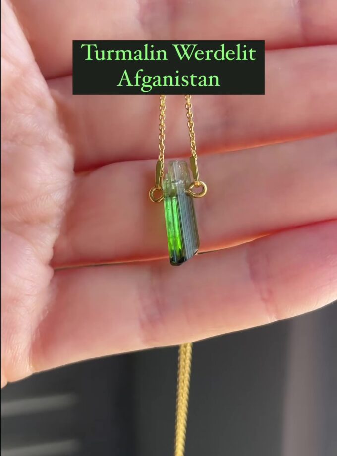 Naszyjnik z Turmalinem Werdelitem