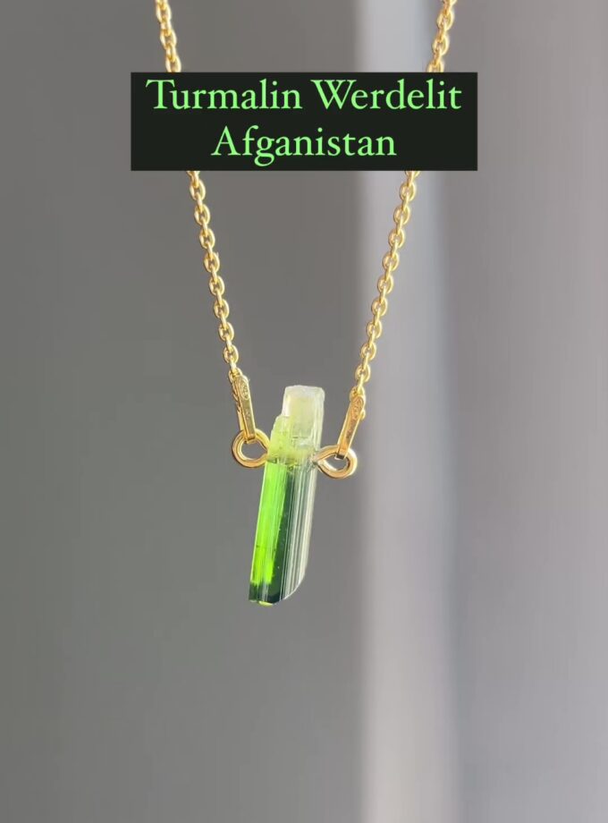 Naszyjnik z Turmalinem Werdelitem