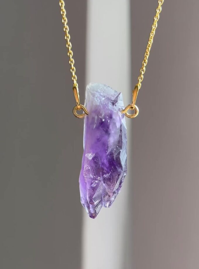 Naszyjnik z Ametystem z RPA (Okaz9)