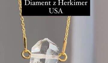 Naszyjnik z Diamentem z Herkimer, USA (Okaz7)