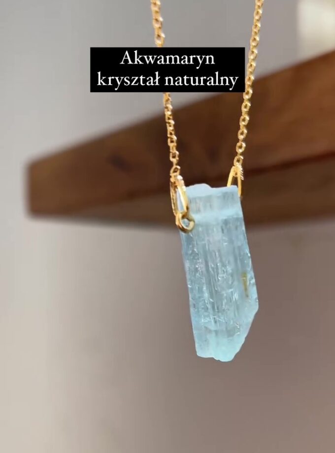 Naszyjnik z Akwamarynem