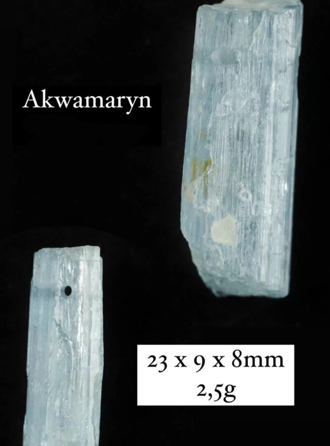 Naszyjnik z Akwamarynem