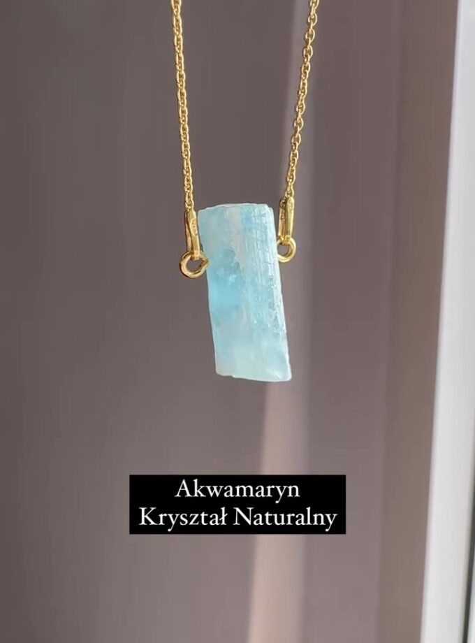 Naszyjnik z Akwamarynem