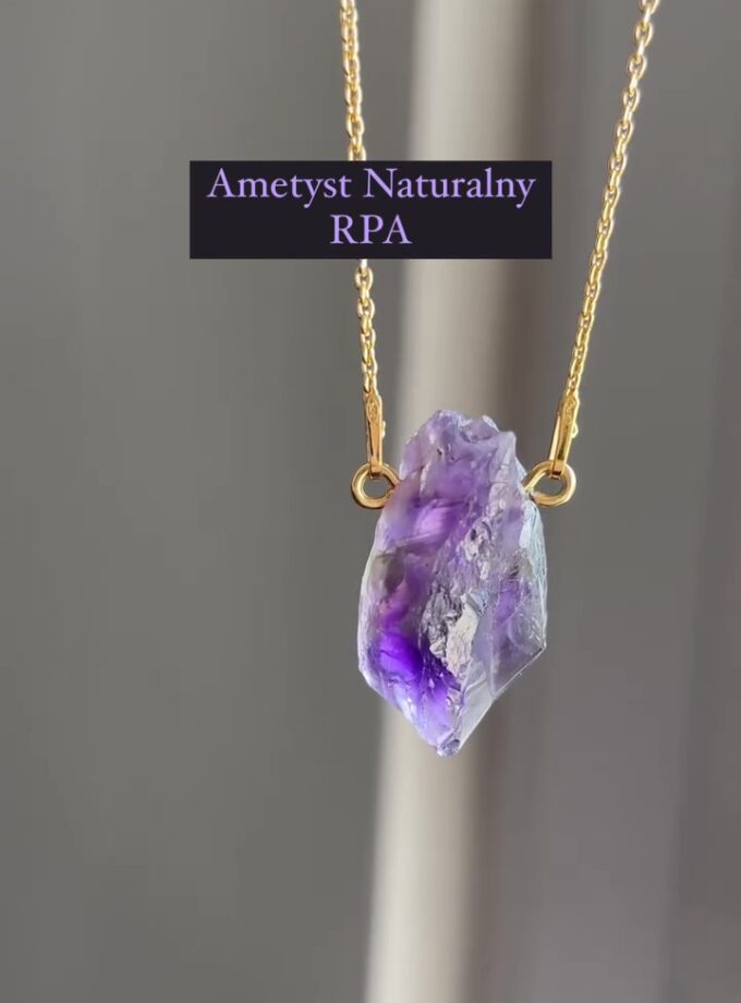 Naszyjnik z Ametystem z RPA (Okaz10)