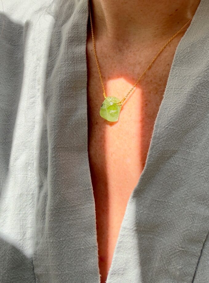 Naszyjnik z Oliwinem