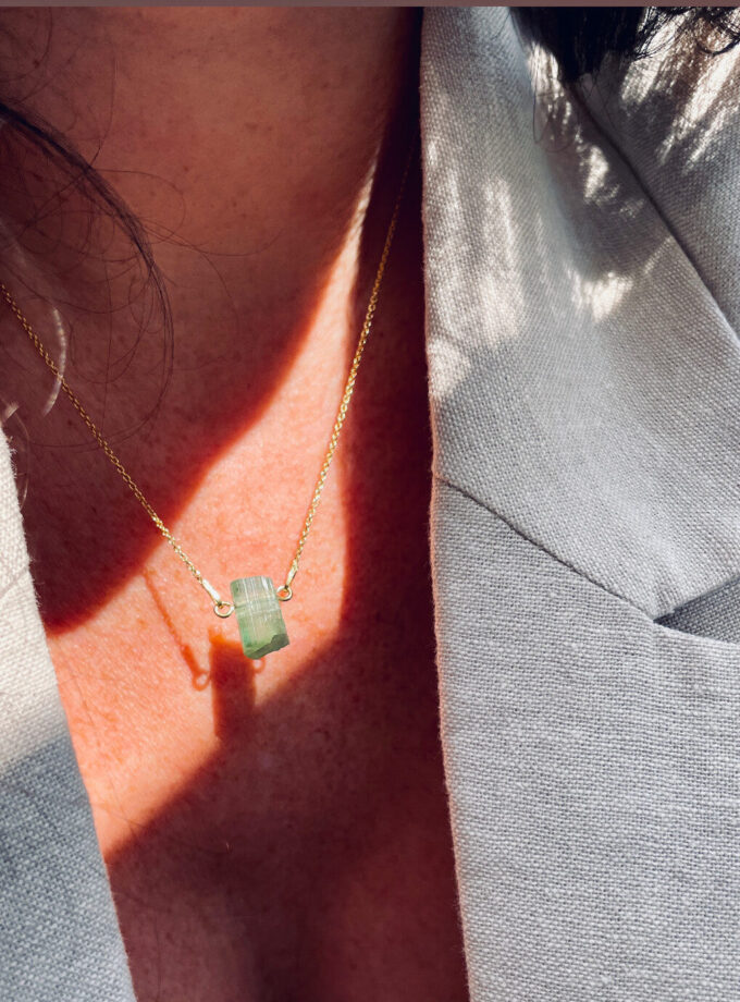 Naszyjnik z Turmalinem Werdelitem