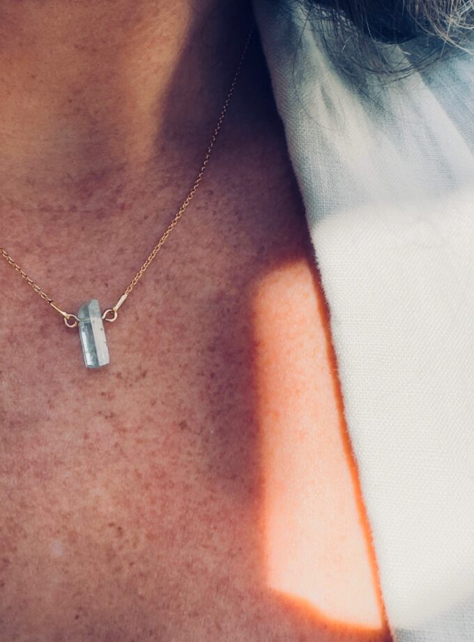 Naszyjnik z małym Akwamarynem, Luc Yen Wietnam