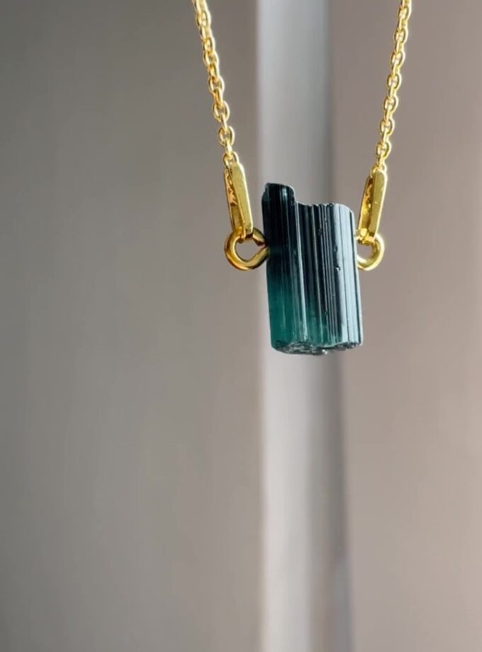 Naszyjnik z Turmalinem Indygolitem (okaz5)