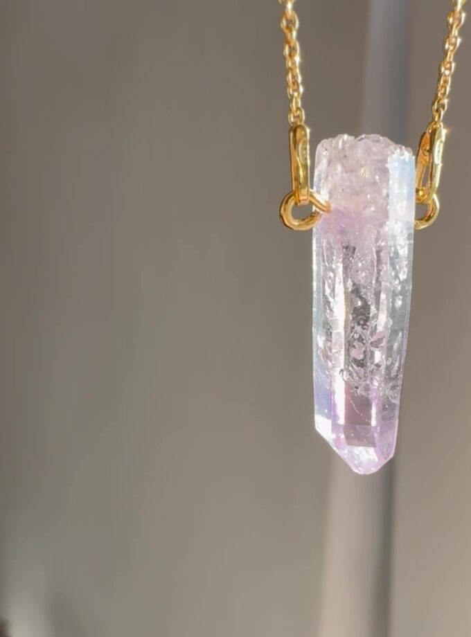 Naszyjnik z pastelowym Ametystem z Vera Cruz