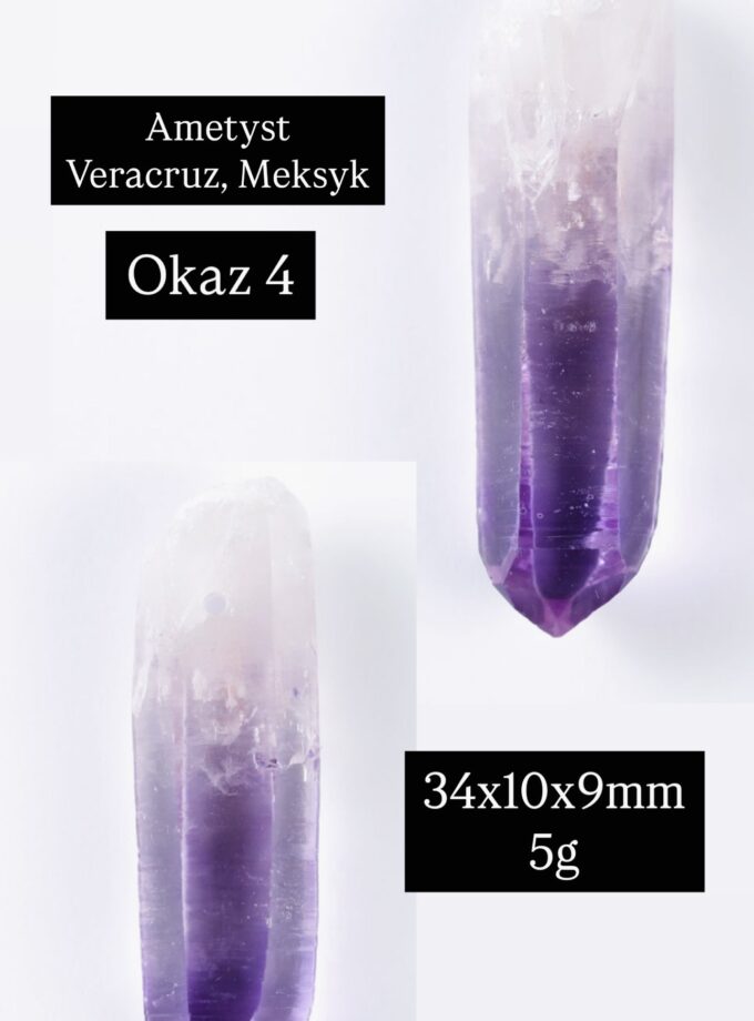 Naszyjnik z dużym Ametystem z Veracruz (wybór okazu)