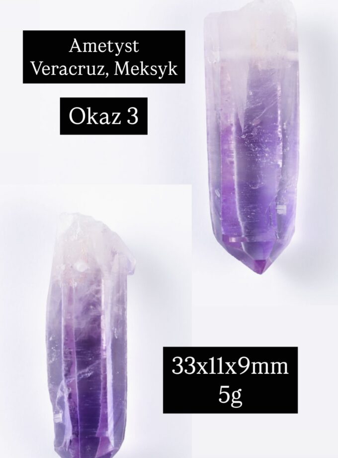 Naszyjnik z dużym Ametystem z Veracruz