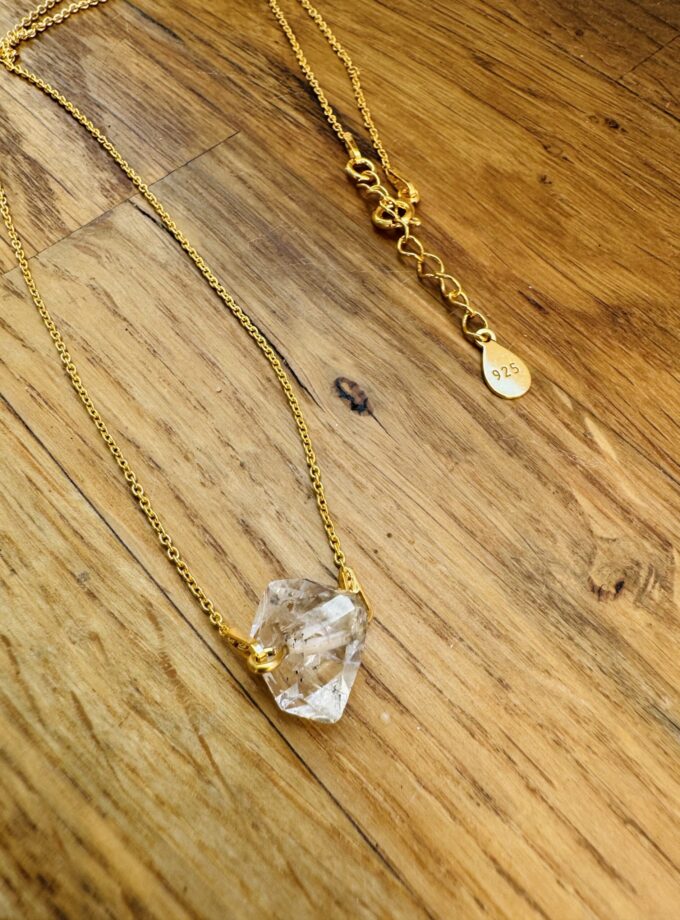 Naszyjnik z Diamentem z Herkimer, USA (Okaz 4) (rezerwacja)