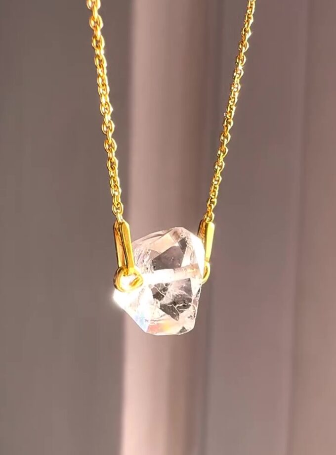 Naszyjnik z Diamentem z Herkimer, USA (Okaz 4) (rezerwacja)