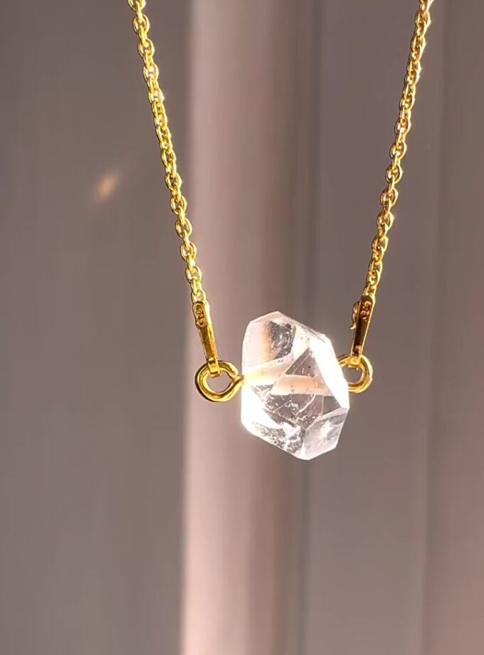 Naszyjnik z Diamentem z Herkimer, USA (Okaz 4) (rezerwacja)