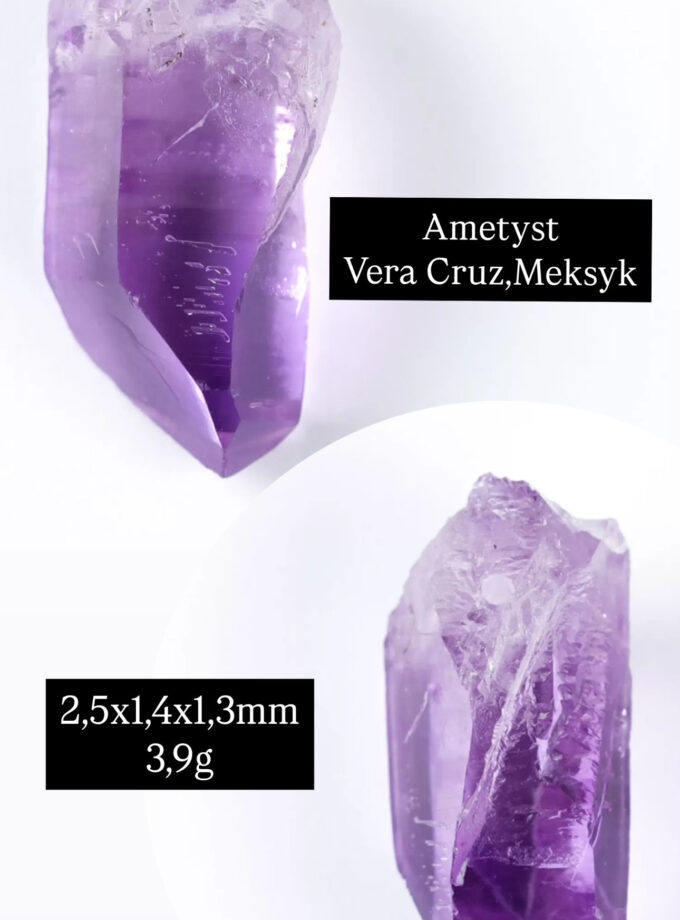 Naszyjnik z dużym Ametystem z Vera Cruz