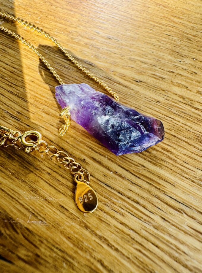 Naszyjnik z Ametystem z RPA (wybór okazu)