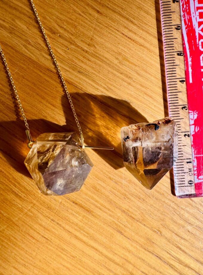 Naszyjnik z Cytrynem Naturalnym z Kongo (rezerwacja p.Ania)