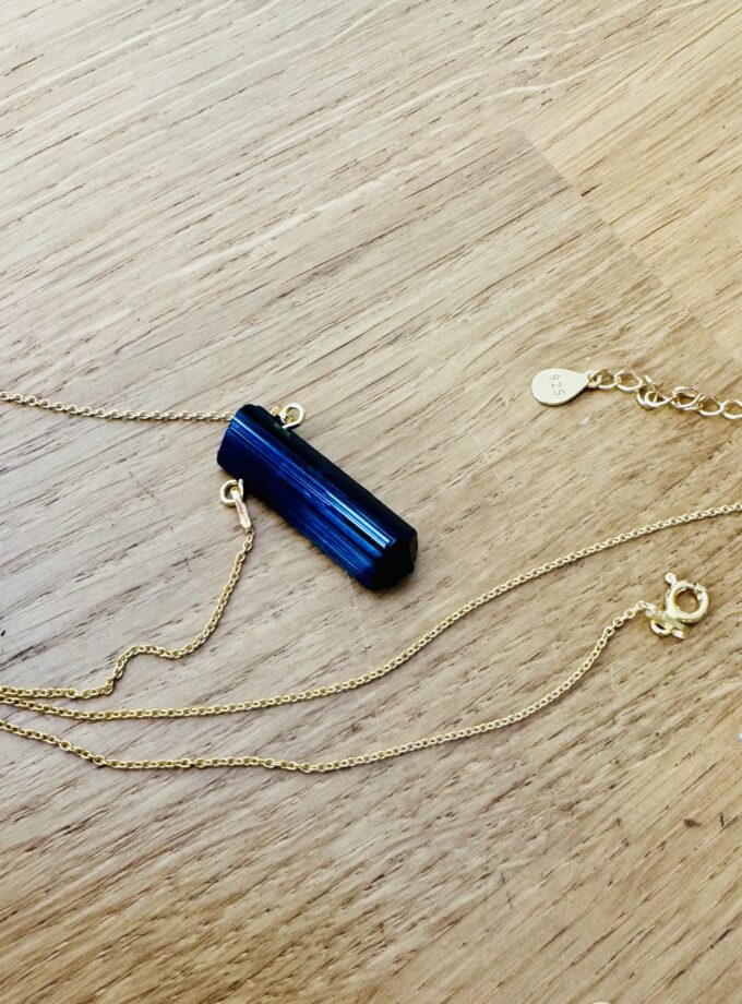 Naszyjnik z Turmalinem Czarnym Schorl (wybór okazu)