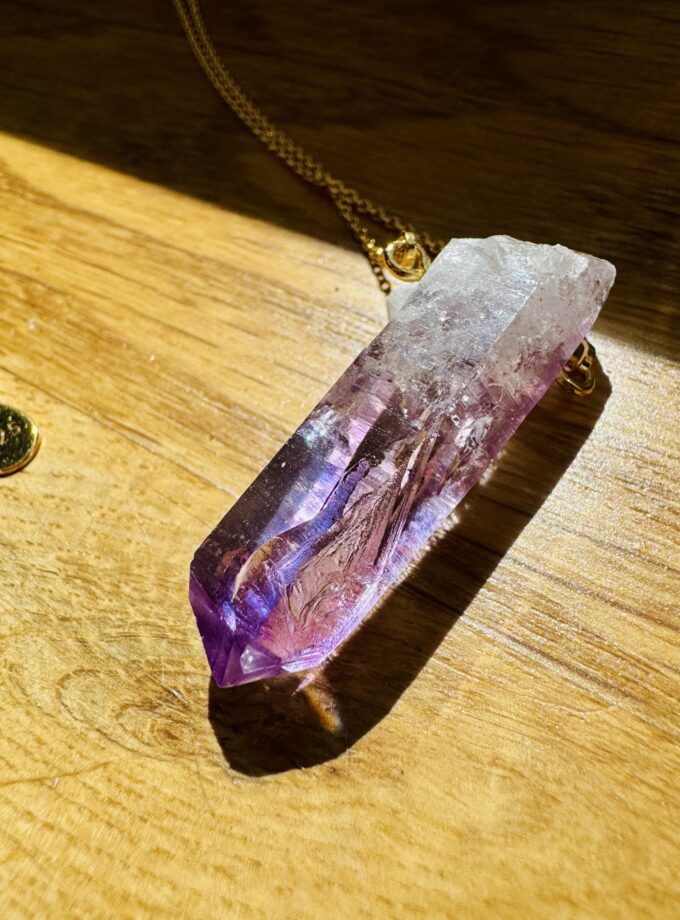 Naszyjnik z dużym Ametystem z Veracruz (wybór okazu)