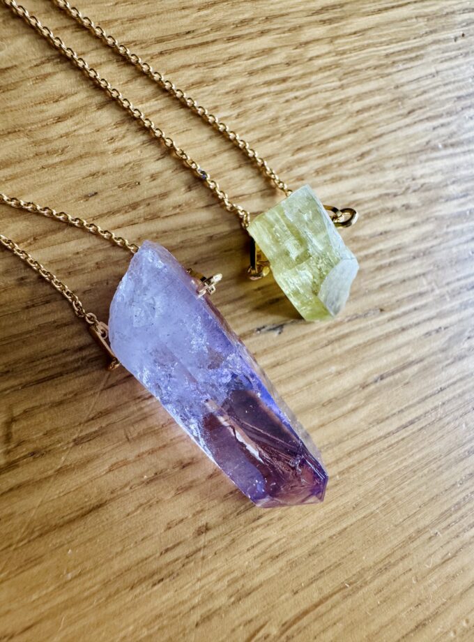 Naszyjnik z dużym Ametystem z Veracruz (wybór okazu)