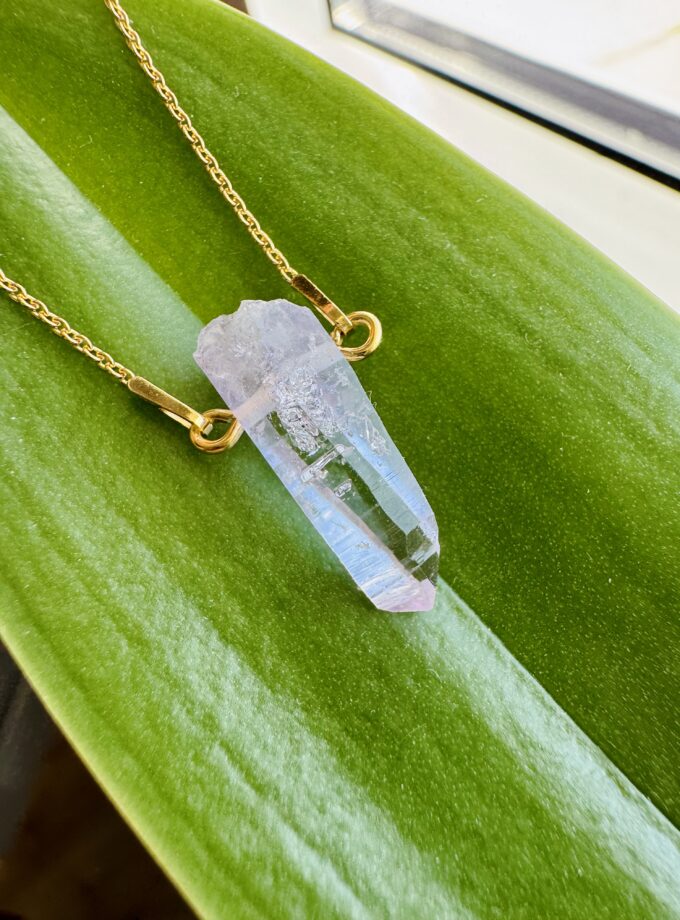 Naszyjnik z Ametystem z Vera Cruz pastelowy (wybór okazu)
