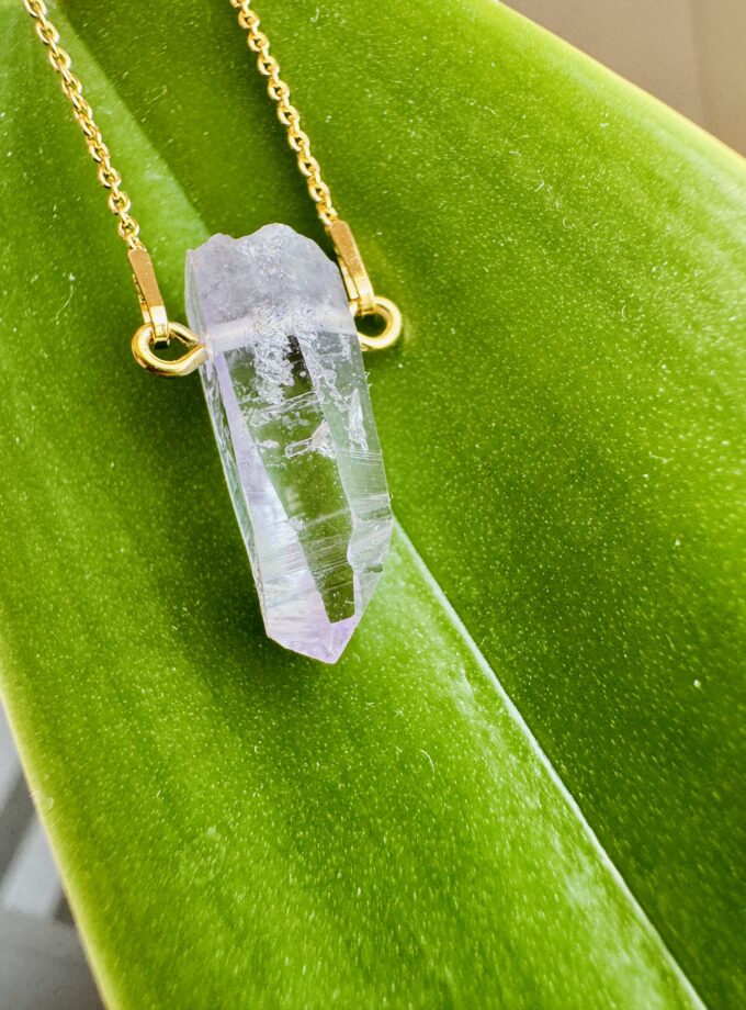 Naszyjnik z Ametystem z Vera Cruz pastelowy (wybór okazu)