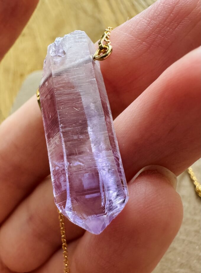 Naszyjnik z dużym Ametystem z Veracruz