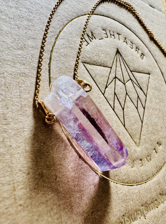 Naszyjnik z dużym Ametystem z Veracruz