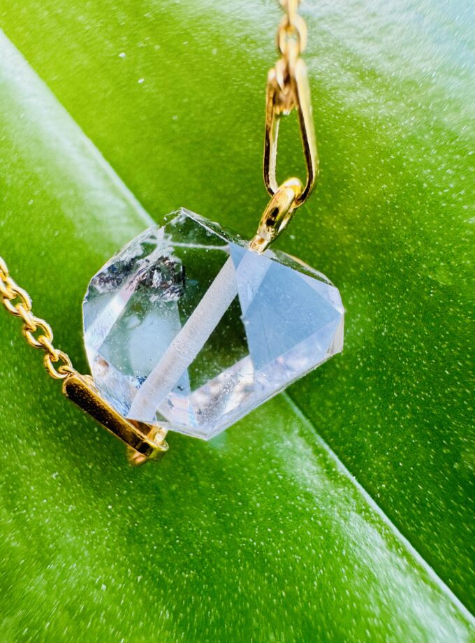 Naszyjnik z Diamentem z Herkimer