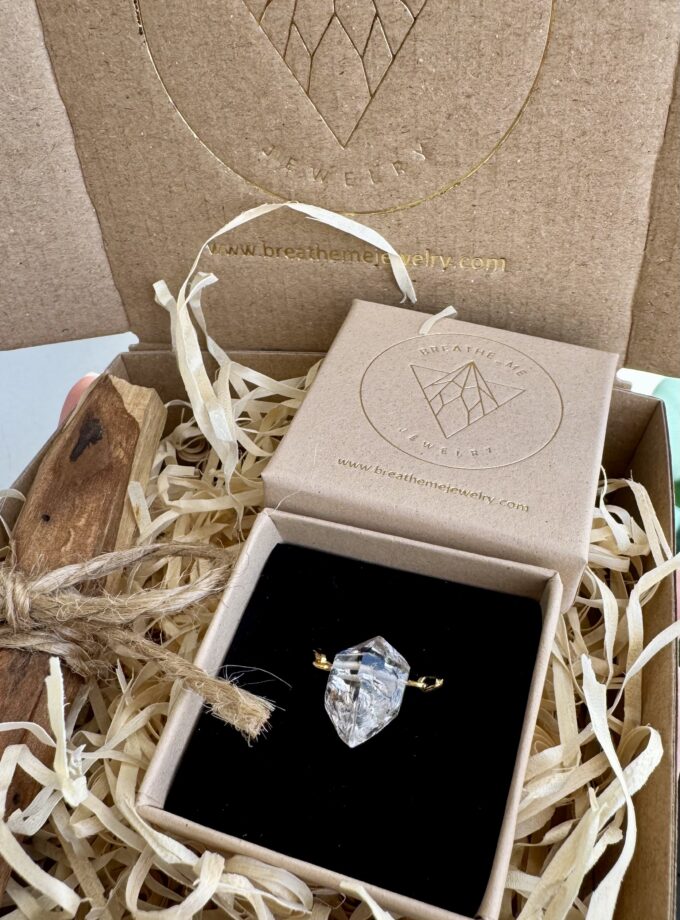 Naszyjnik z Diamentem z Herkimer