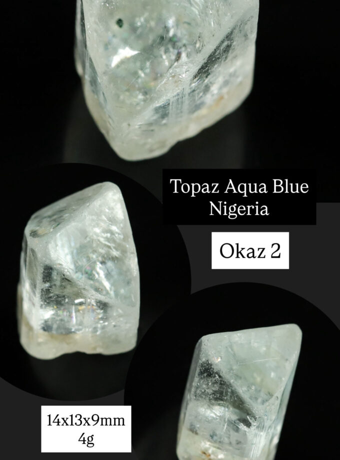 Naszyjnik z Naturalnym Topazem z Nigerii (wybór okazu)