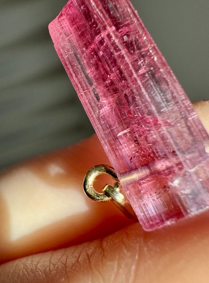 Naszyjnik z Rubelitem z Afganistanu