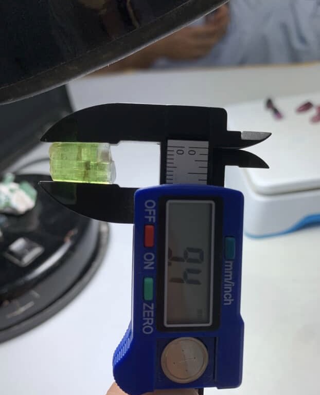 Naszyjnik z podwójnym Turmalinem Werdelitem, Afganistan - rezerwacja