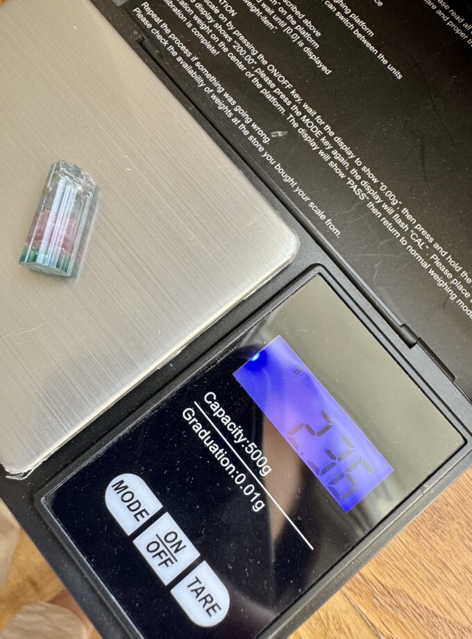 Naszyjnik z tęczowym Turmalinem, Afganistan