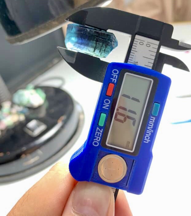 Naszyjnik z dużym Indygolitem, Afganistan